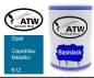 Preview: Opel, Capeblau Metallic, 612: 500ml Lackdose, von ATW Autoteile West.